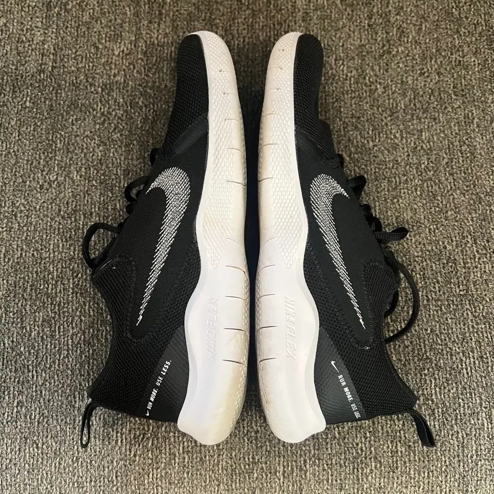 Nike Flex Experience Run 10 Running Shoes Mens Sz 10 Black Mesh Urban Athleisure